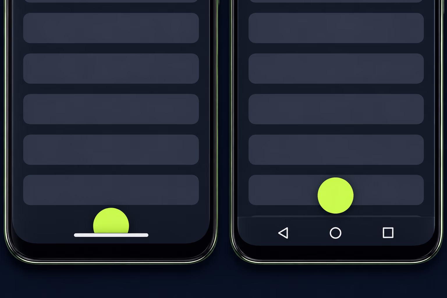 android edge-to-edge navigation modes