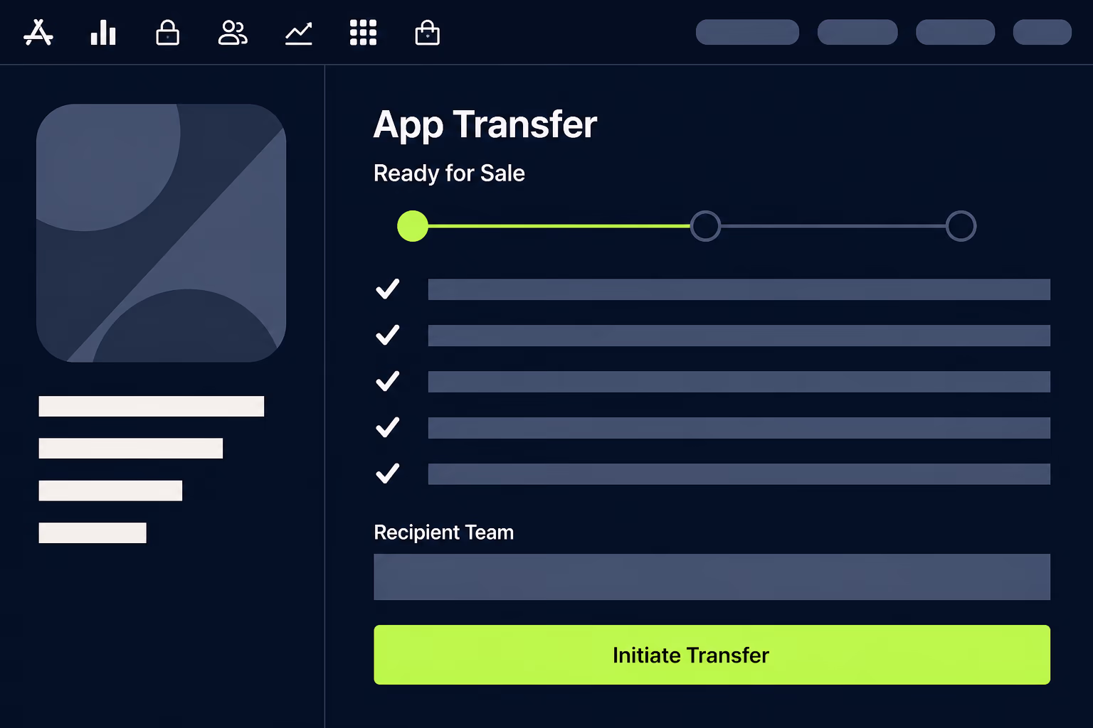 app store connect app transfer