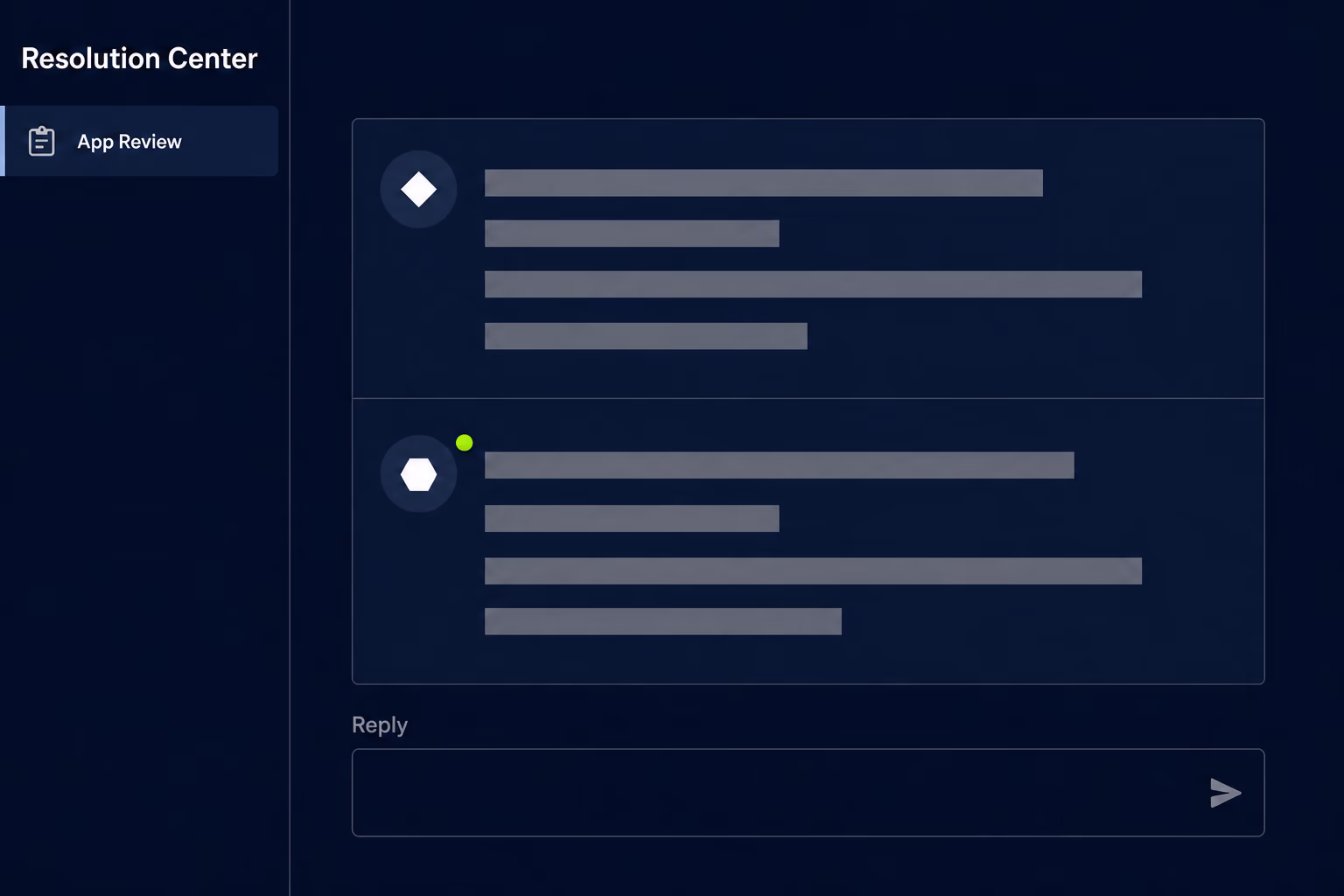 app store connect resolution center
