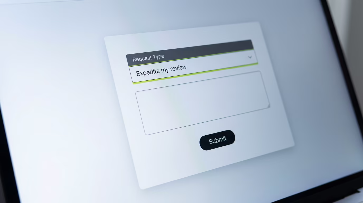 apple expedited review request