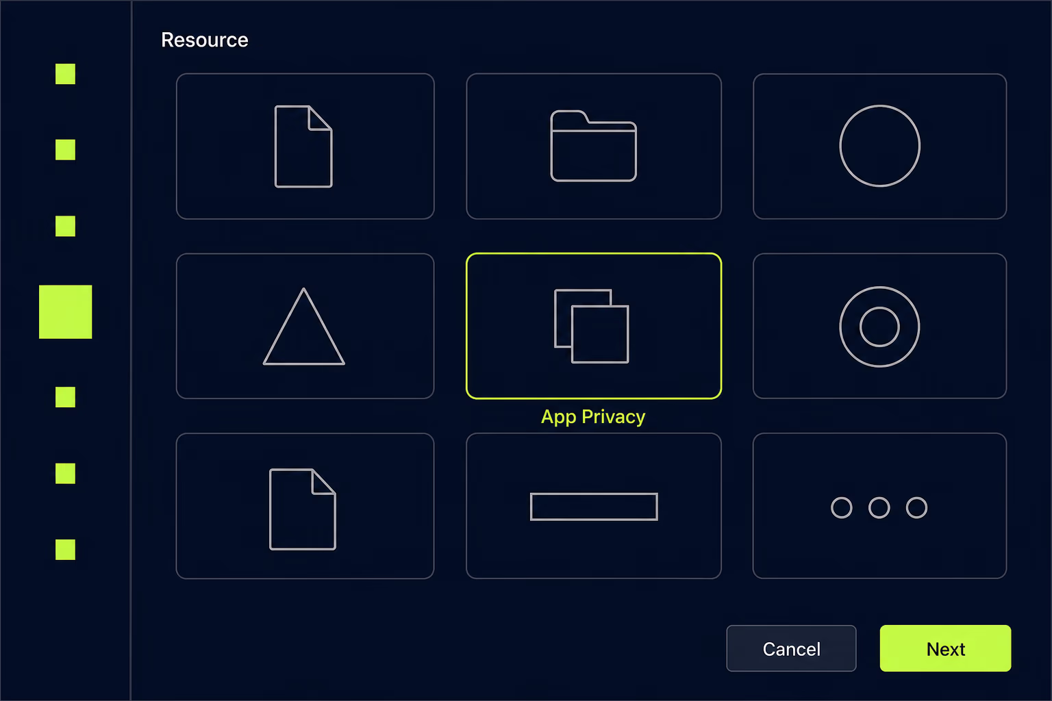 privacy manifest xcode template