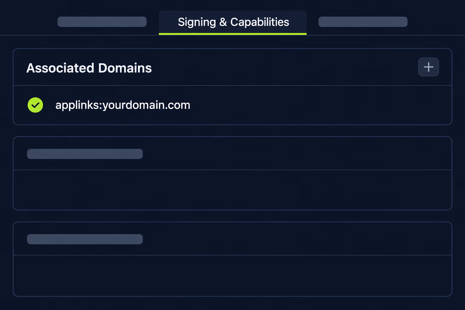 xcode associated domains applinks